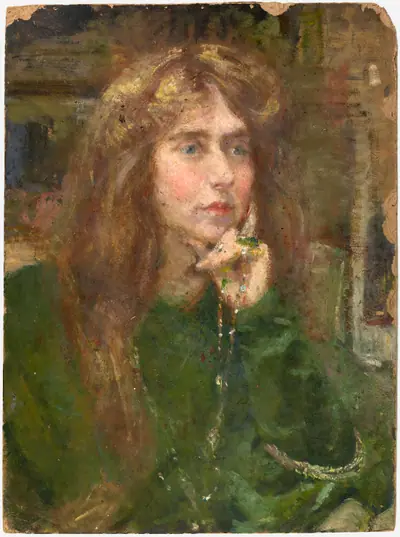 Natalie with Necklace