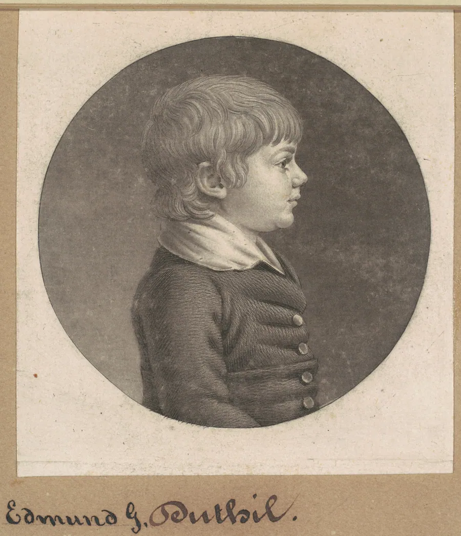 Edmund G. Dutilh by Charles B. J. Févret de Saint-Mémin