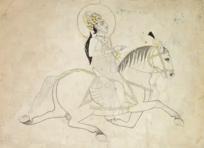 Jai Singh III of Jaipur (r. 1818–1835) Riding