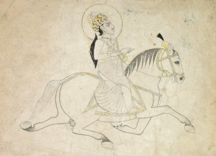 Jai Singh III of Jaipur (r. 1818–1835) Riding