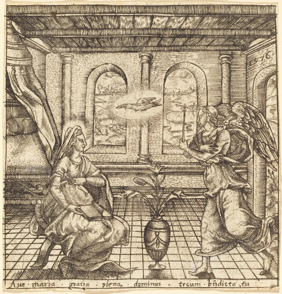 The Annunciation by Léonard Gaultier