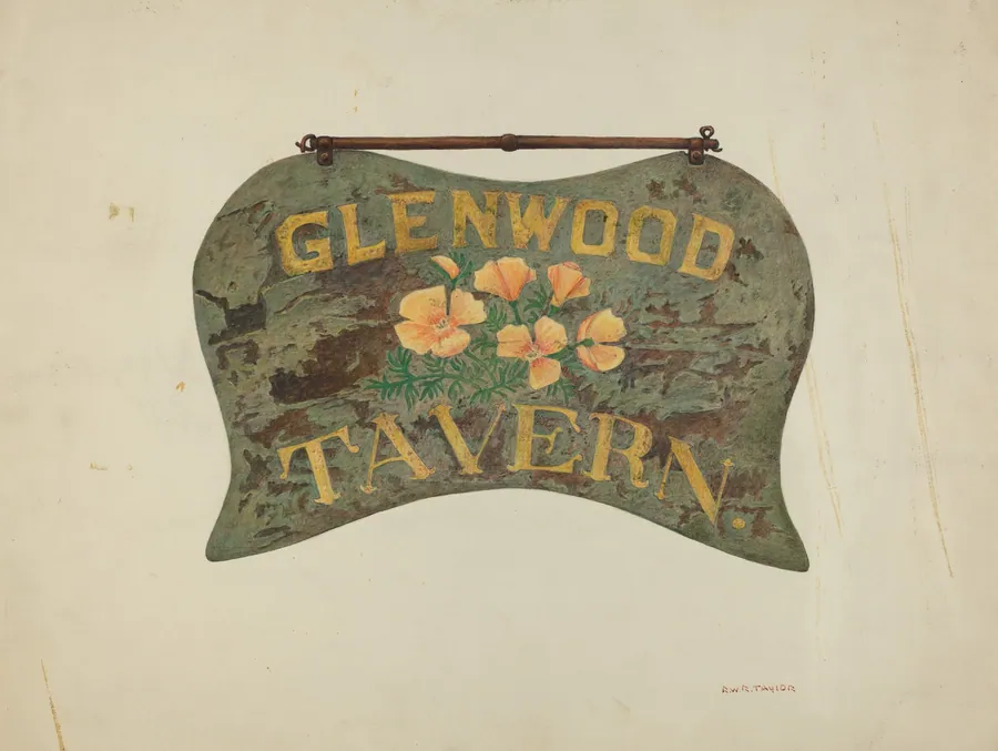 Tavern Sign by Robert W.R. Taylor