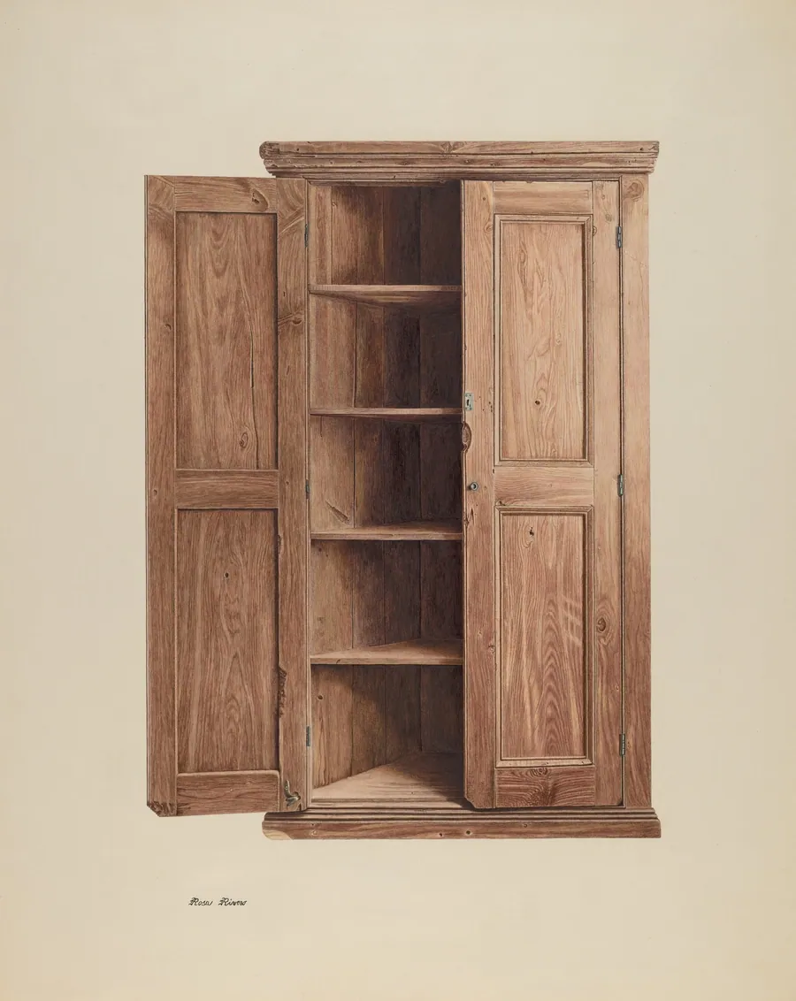 Triangular Corner Safe by Rosa Rivero