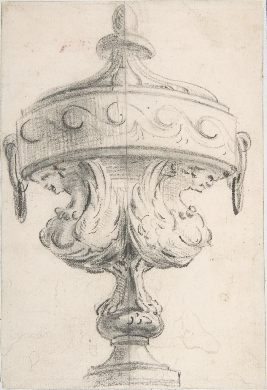 Design for a Vase by Gilles-Marie Oppenord