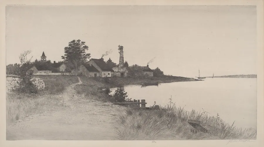 Untitled (Coastal Scene) by John O. Anderson