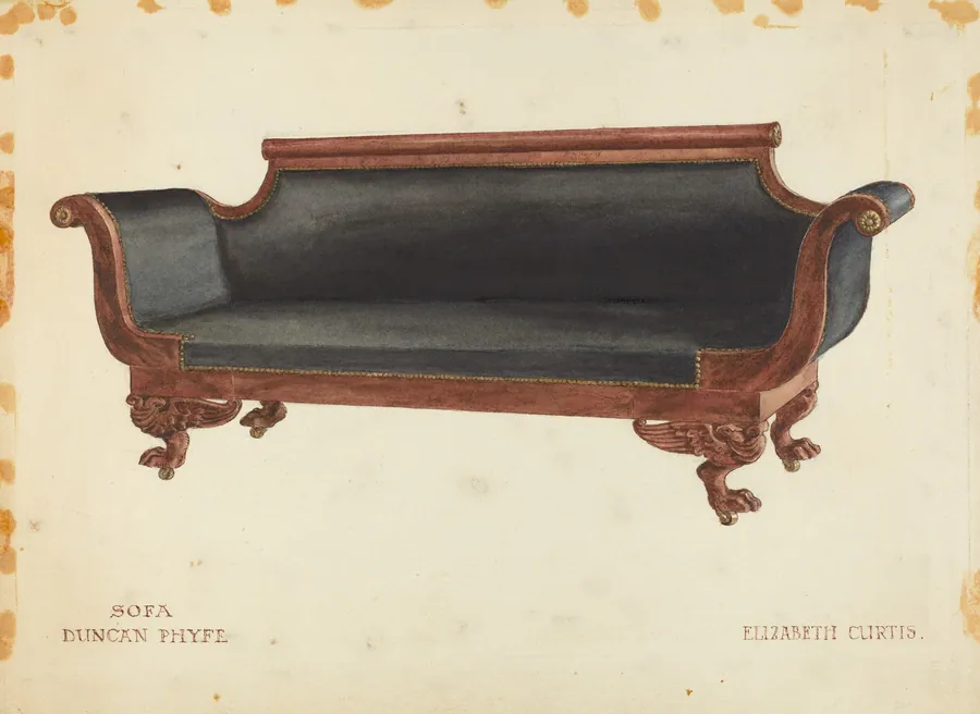 Sofa by Elizabeth Curtis