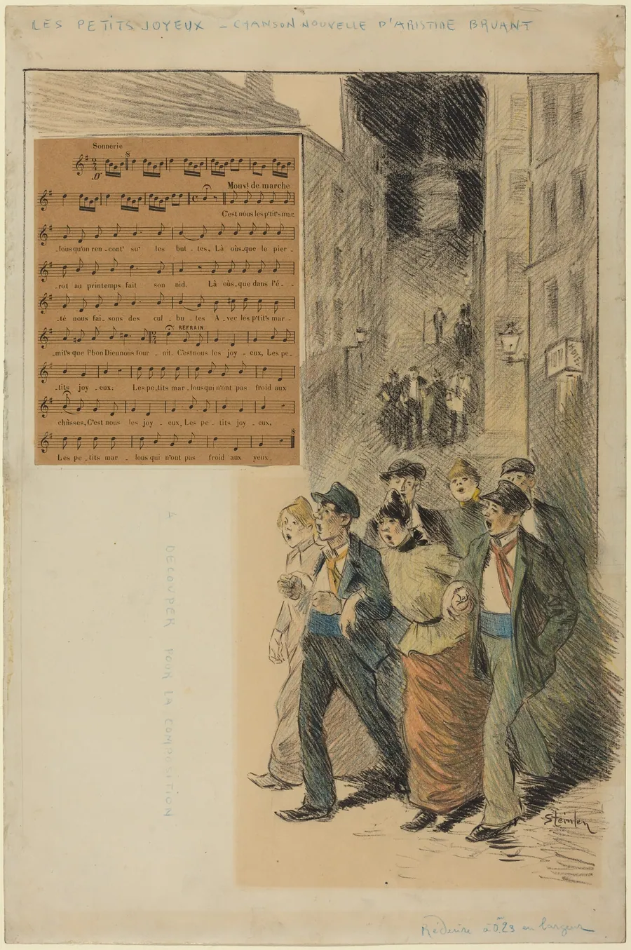 Les petits joyeux by Théophile Alexandre Steinlen