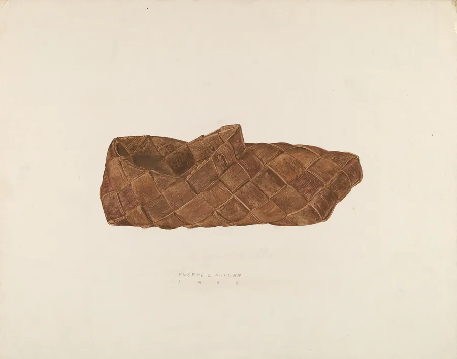 Birch Bark Shoe by Eugene C. Miller