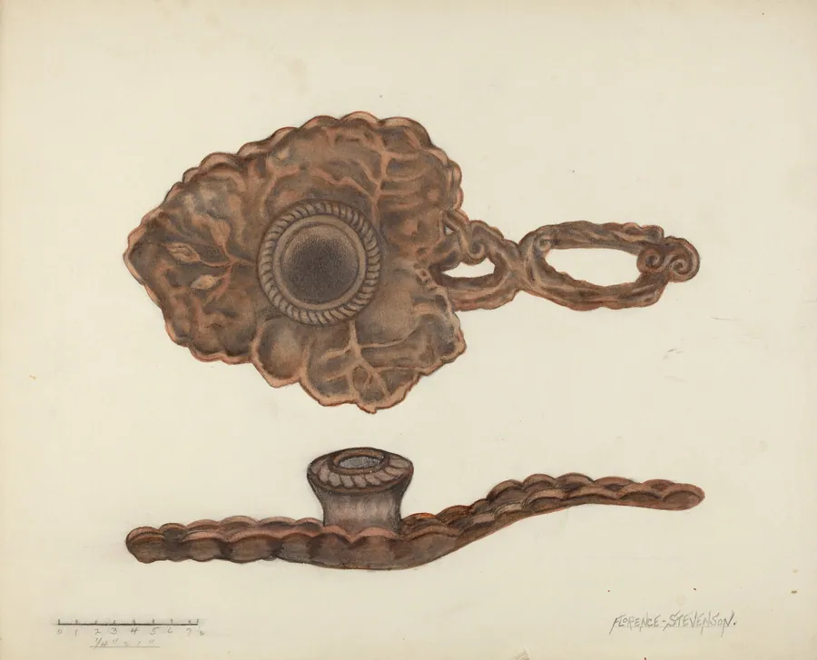 Candle Socket by Florence Stevenson