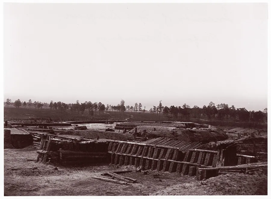 Interior of Fort Sedgwick, before Petersburg by Timothy H. O'Sullivan