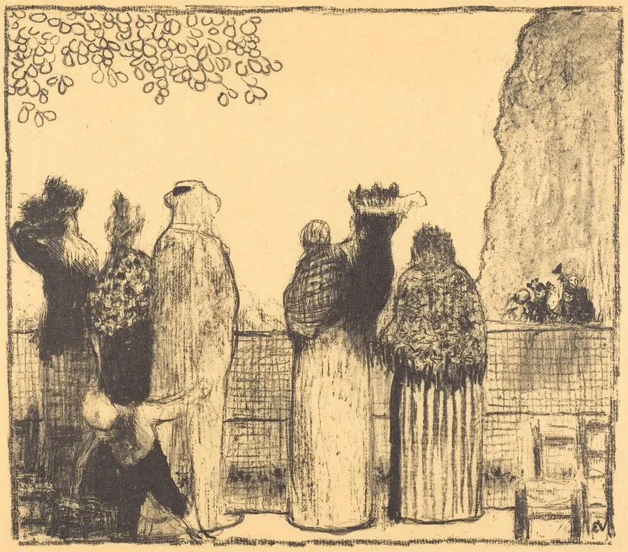 The Tuileries (Les Tuileries) by Edouard Vuillard