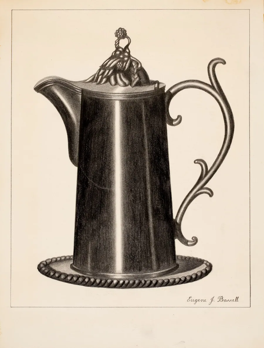 Pewter Flagon by Eugene Barrell
