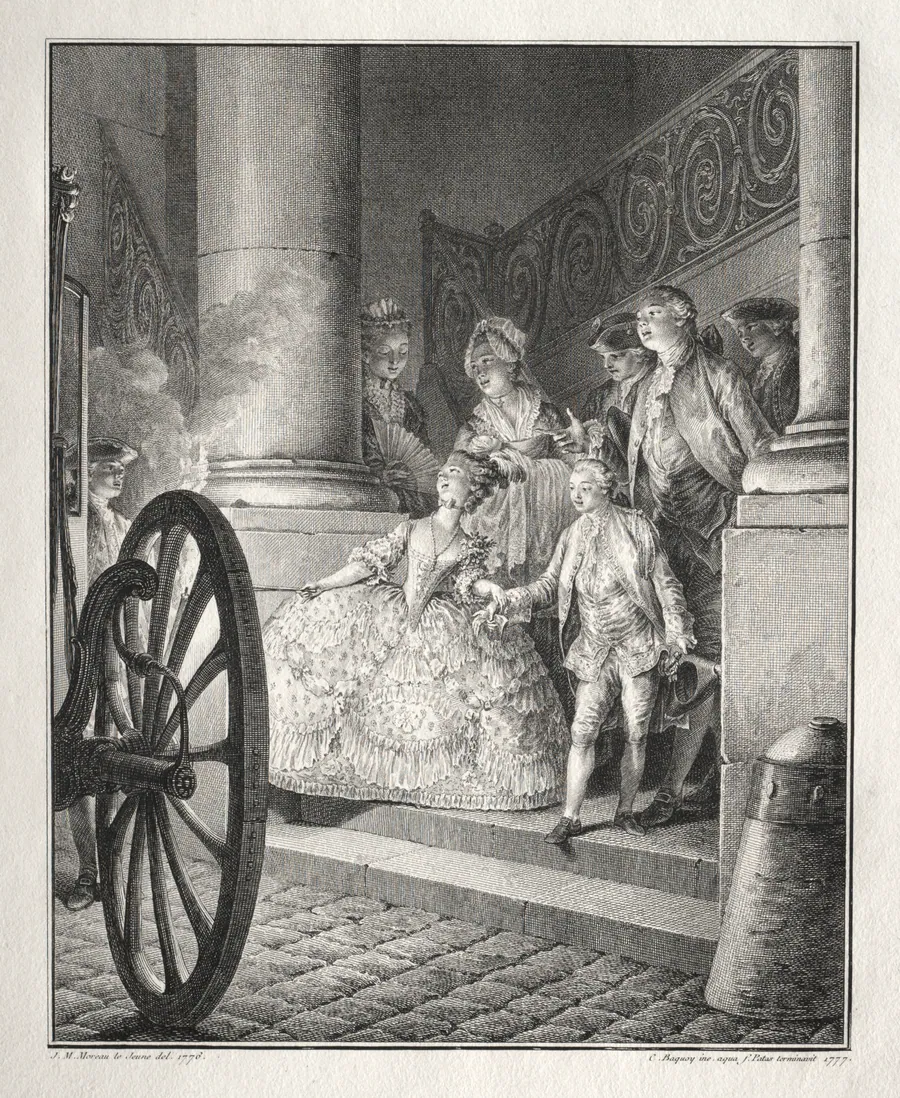Rêtif de la Bretonne:  The Little Godparents by Jean-Michel the Younger Moreau
