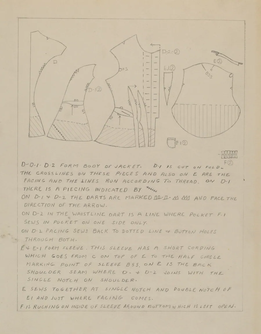 Dress Pattern by Bessie Forman