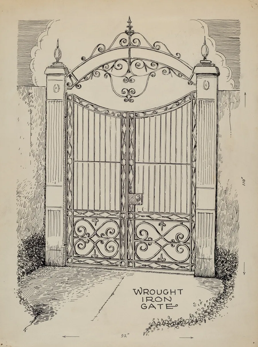 Wrought and Cast Iron Gates by Al Curry