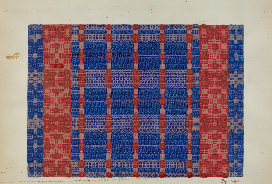 Coverlet (Section) by Cornelius Christoffels