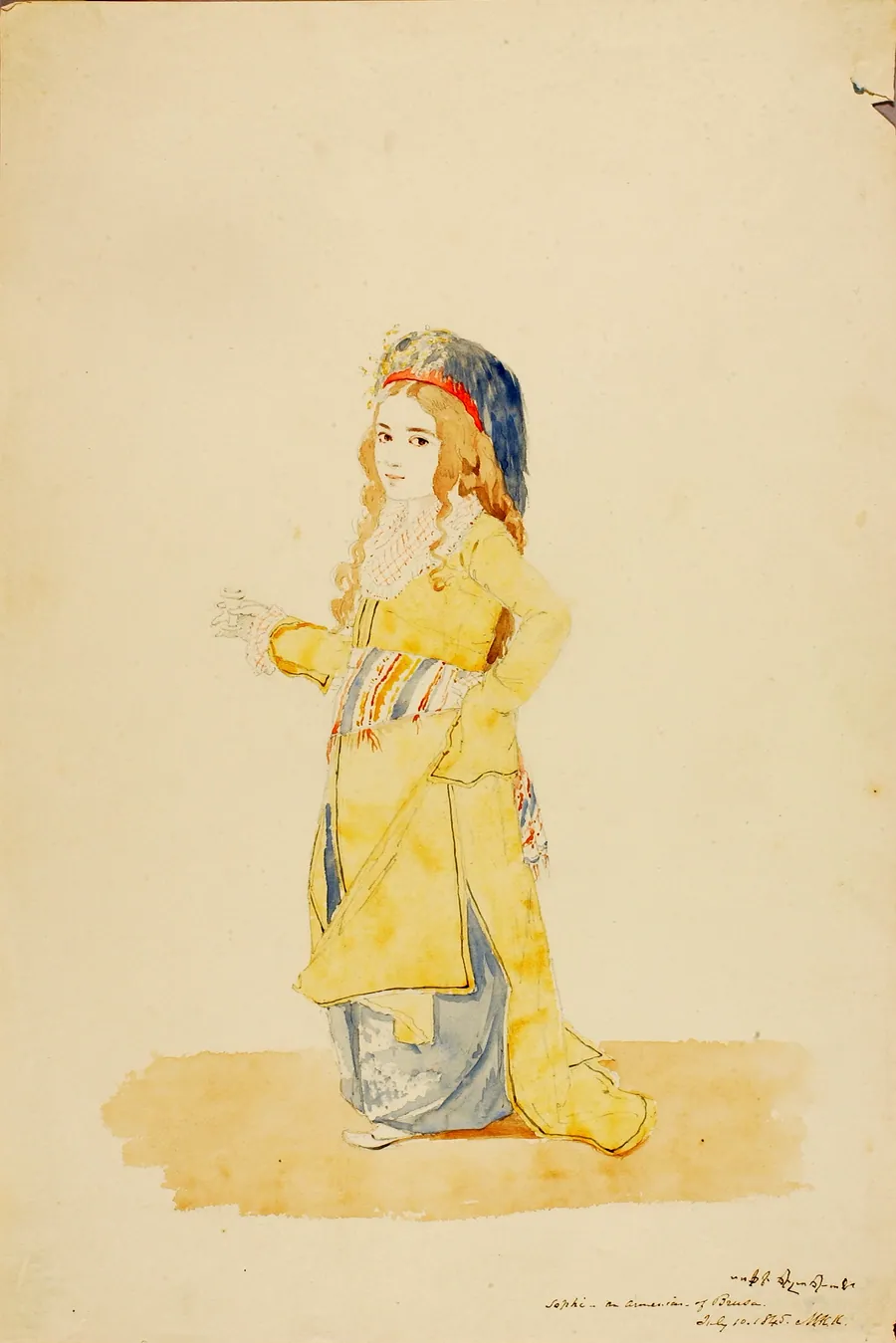 Sophi, an Armenian of Brusa by Miner Kilbourne Kellogg, born Manlius Square, NY 1814-died Toledo, OH 1889