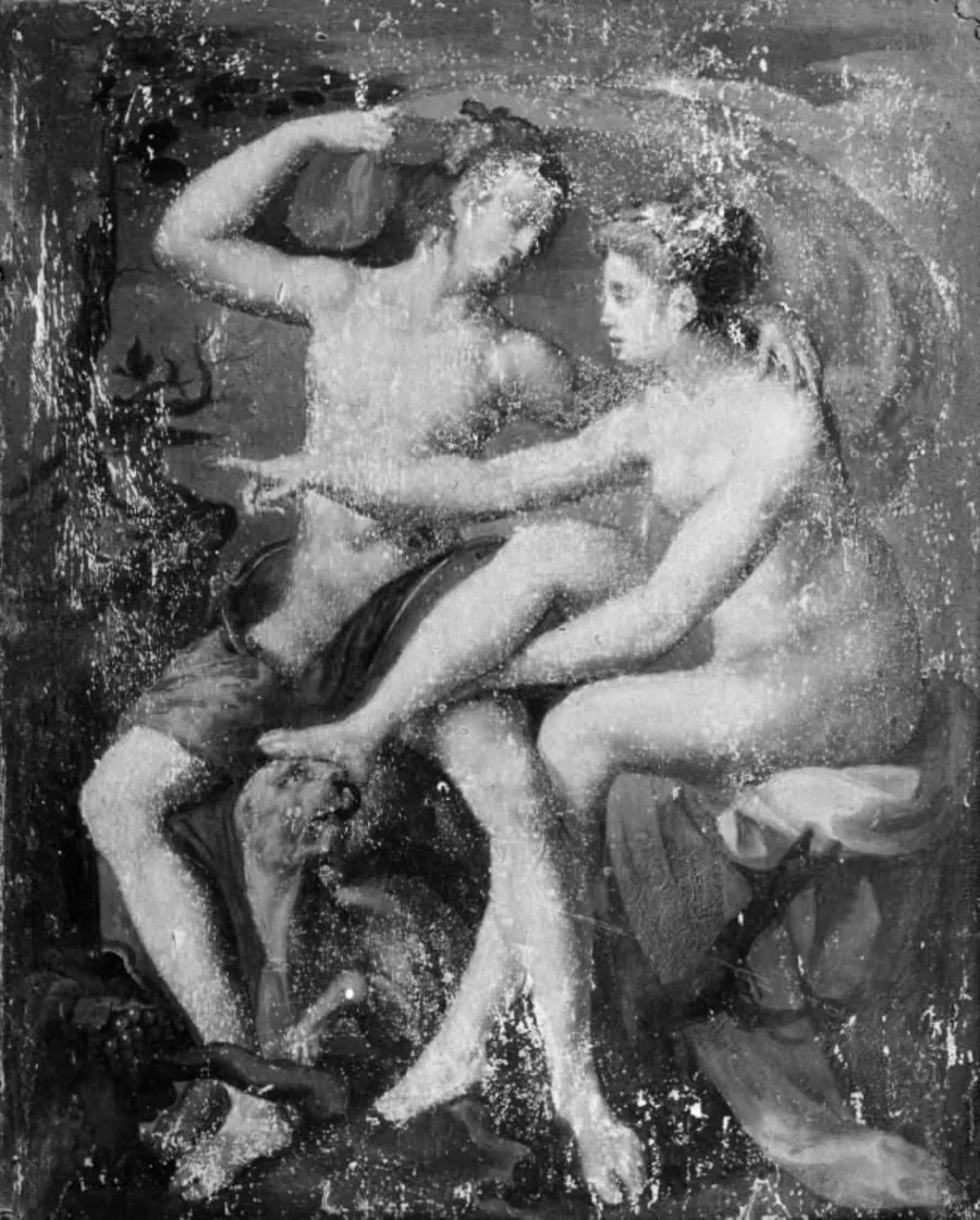Bacchus og Ariadne by Ubekendt