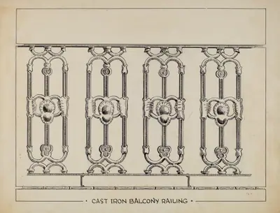 Cast Iron Window Balcony