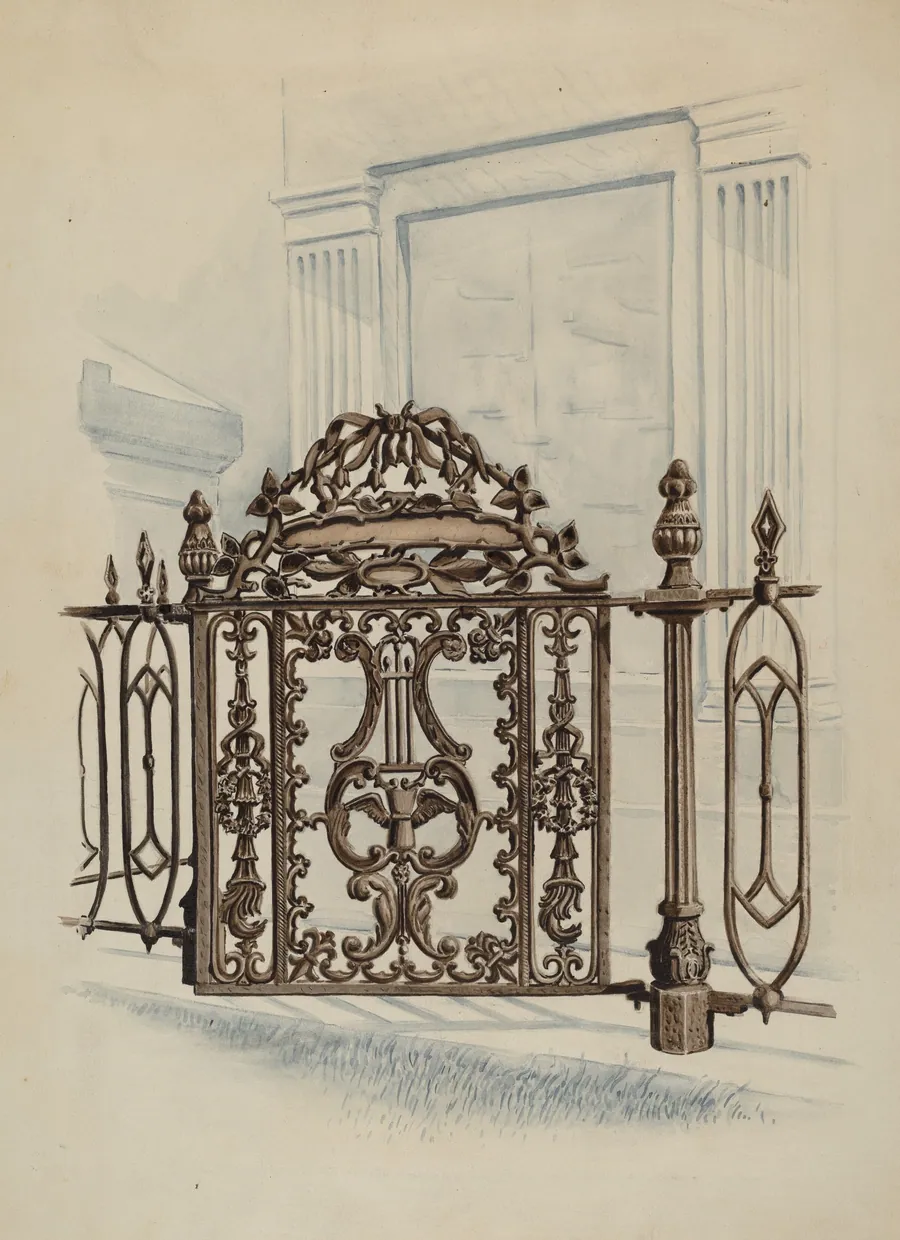 Cast Iron Gate by Al Curry