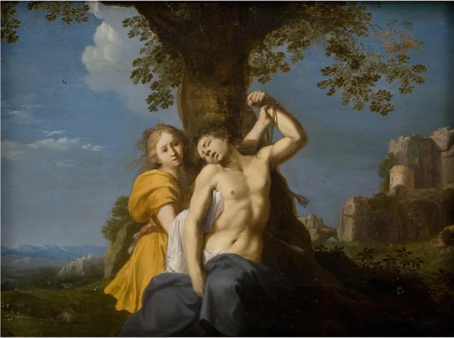 Den hellige Sebastian by Cornelis van Poelenburch