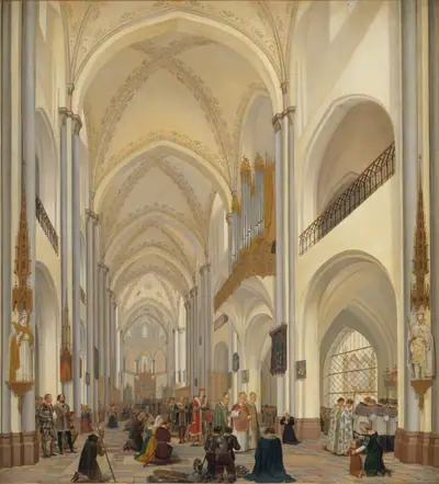 Det indre af Roskilde Domkirke