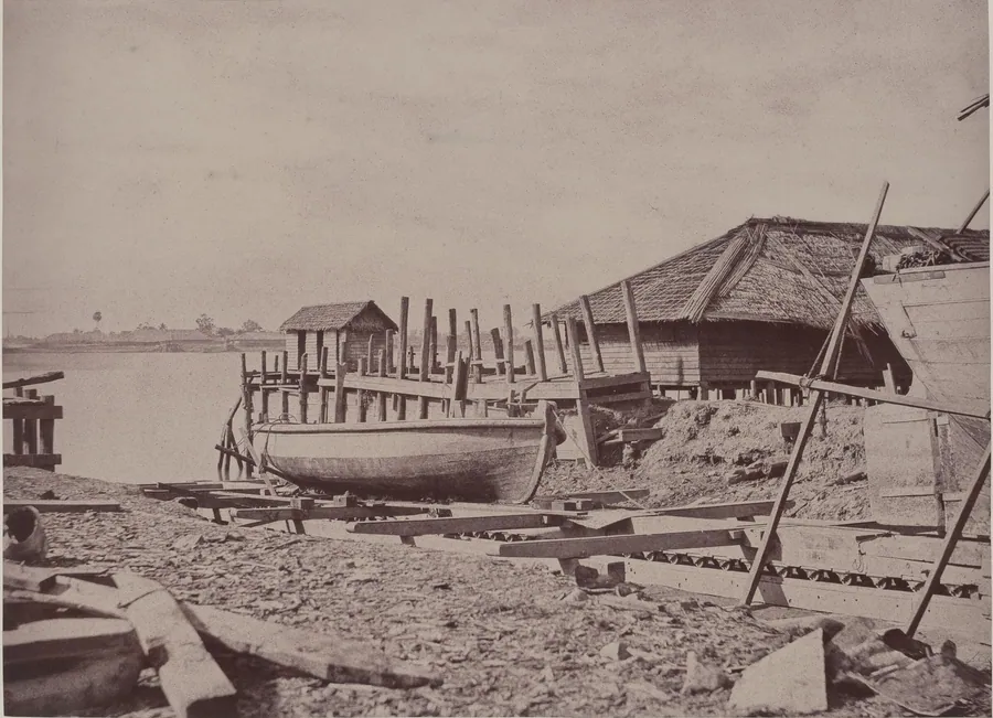 Rangoon: Patent Slip by Linnaeus Tripe