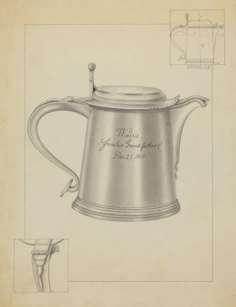 Silver Tankard by Filippo Porreca
