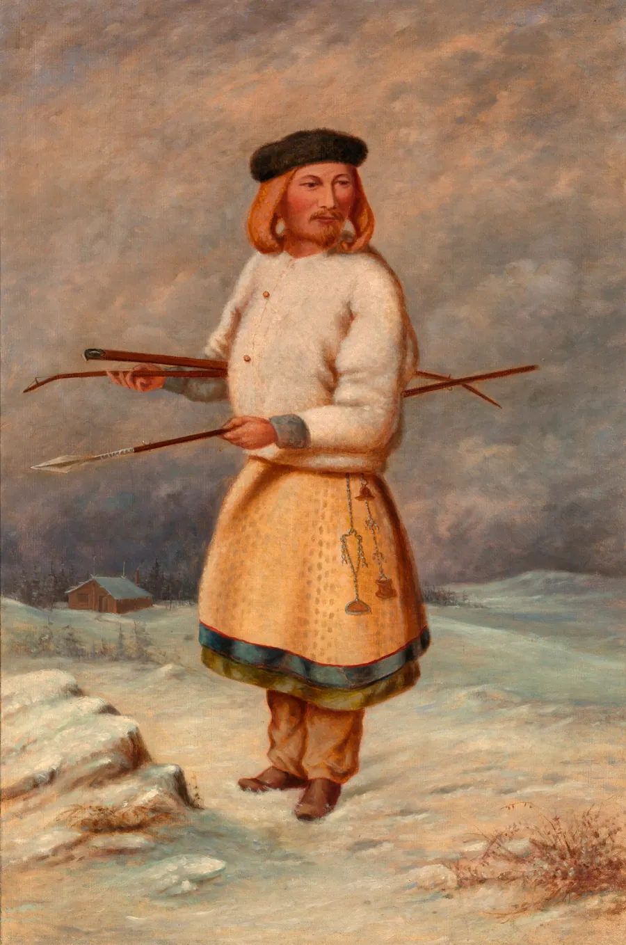 Lithuanian Man by Antonion Zeno Shindler, 1813 Bulgaria-died Washington, DC 1899