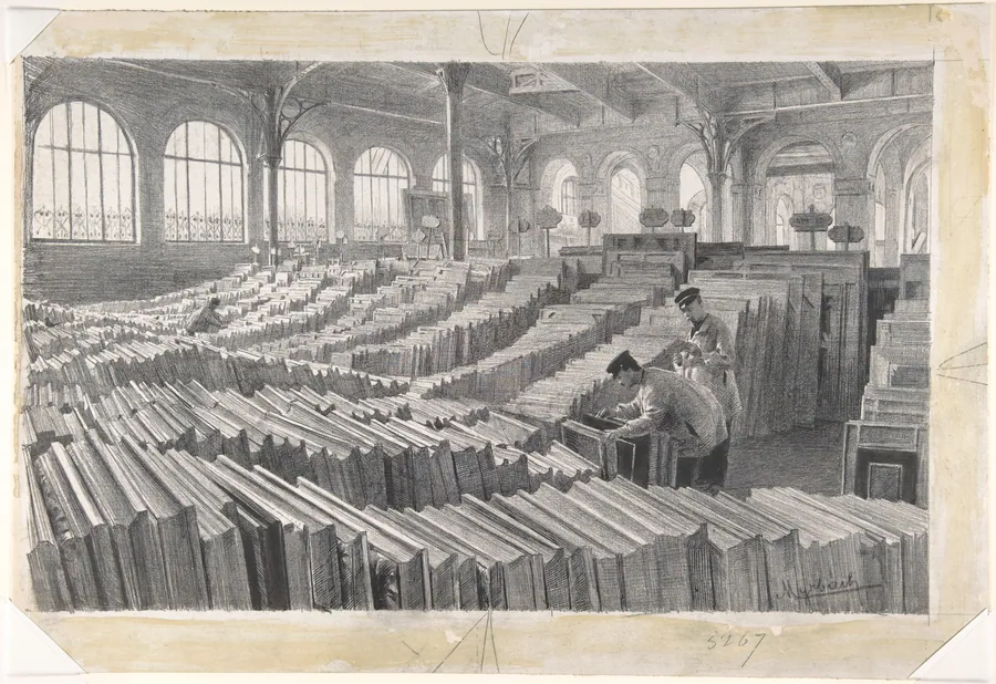 Candidates for Admission to the Paris Salon by Felicien Myrbach-Rheinfeld