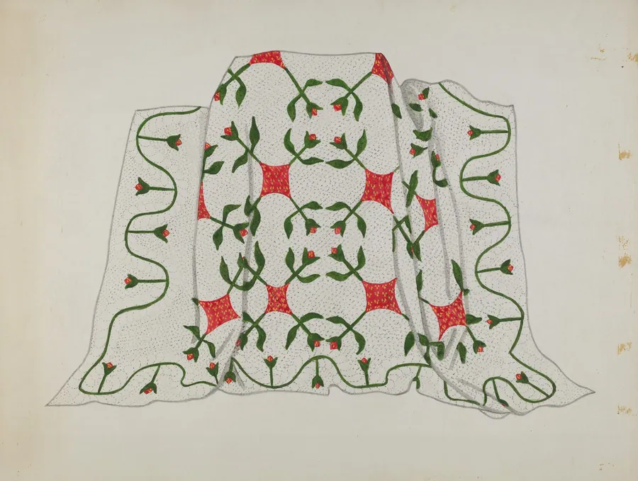 Patchwork Quilt by Ellen Duncan