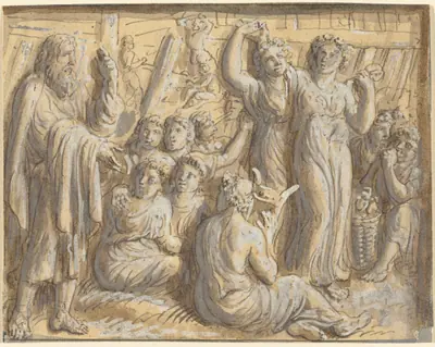 Noah's Warning about the Coming Flood Goes Unheeded