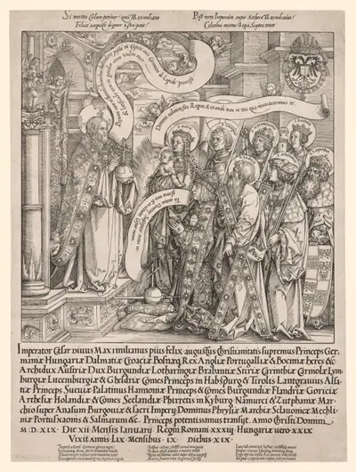 The Emperor Maximilian Presented by His Patron Saints to the Almighty
