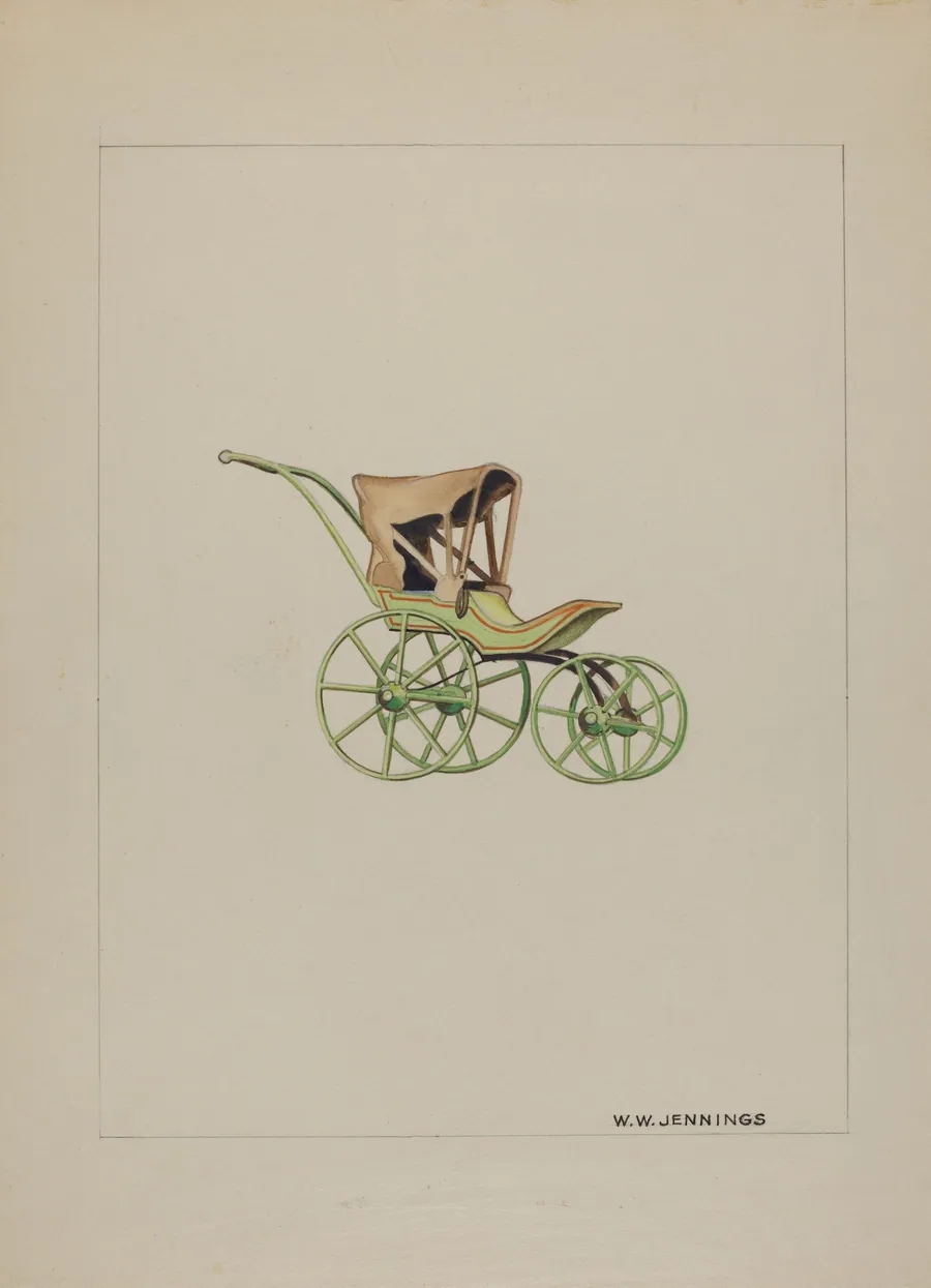 Doll Carriage by Walter W. Jennings