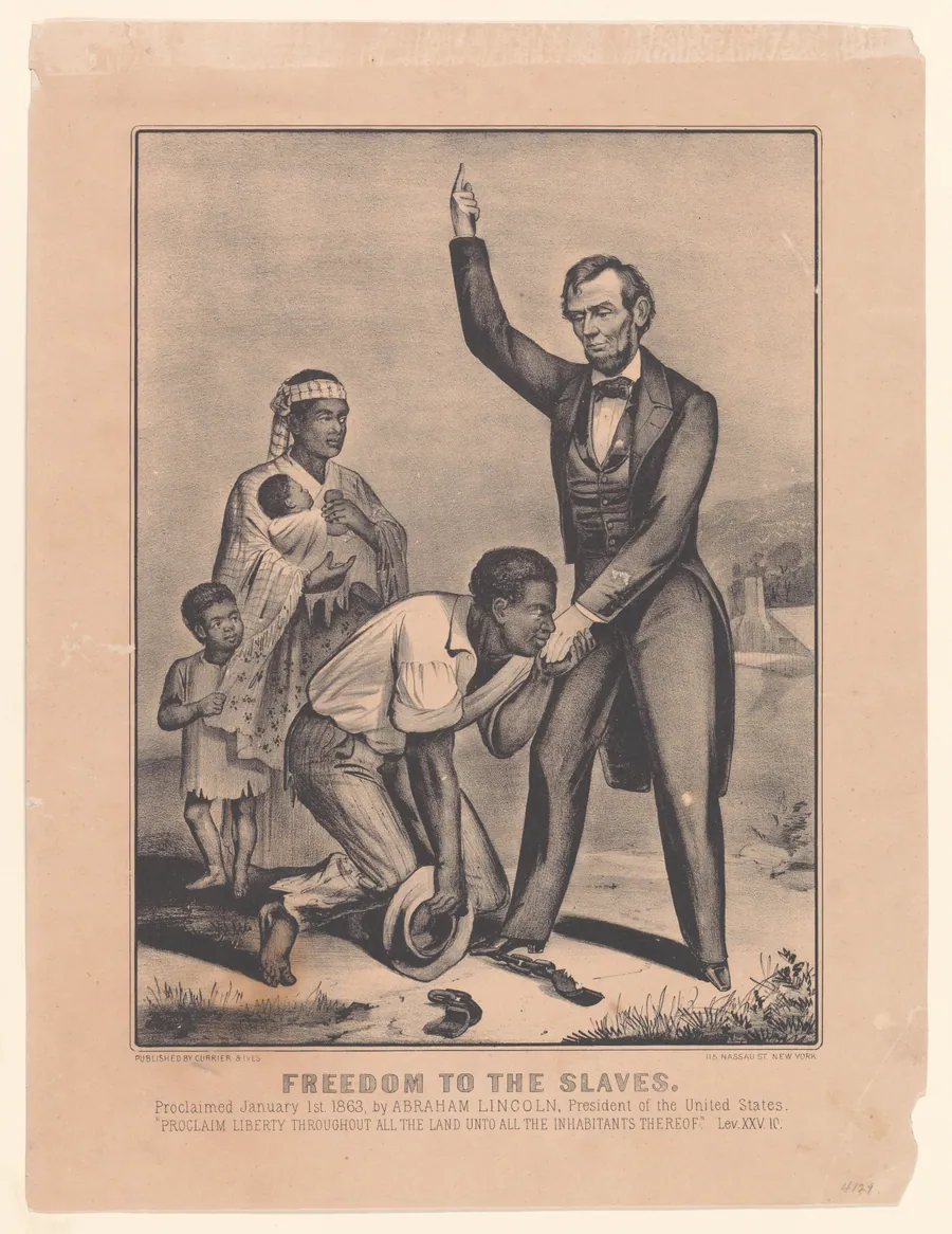 Freedom to the Slaves by Currier & Ives