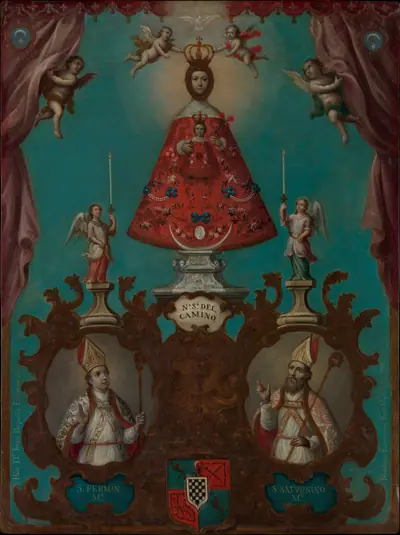 The Virgin of El Camino with St. Fermín and St. Saturnino