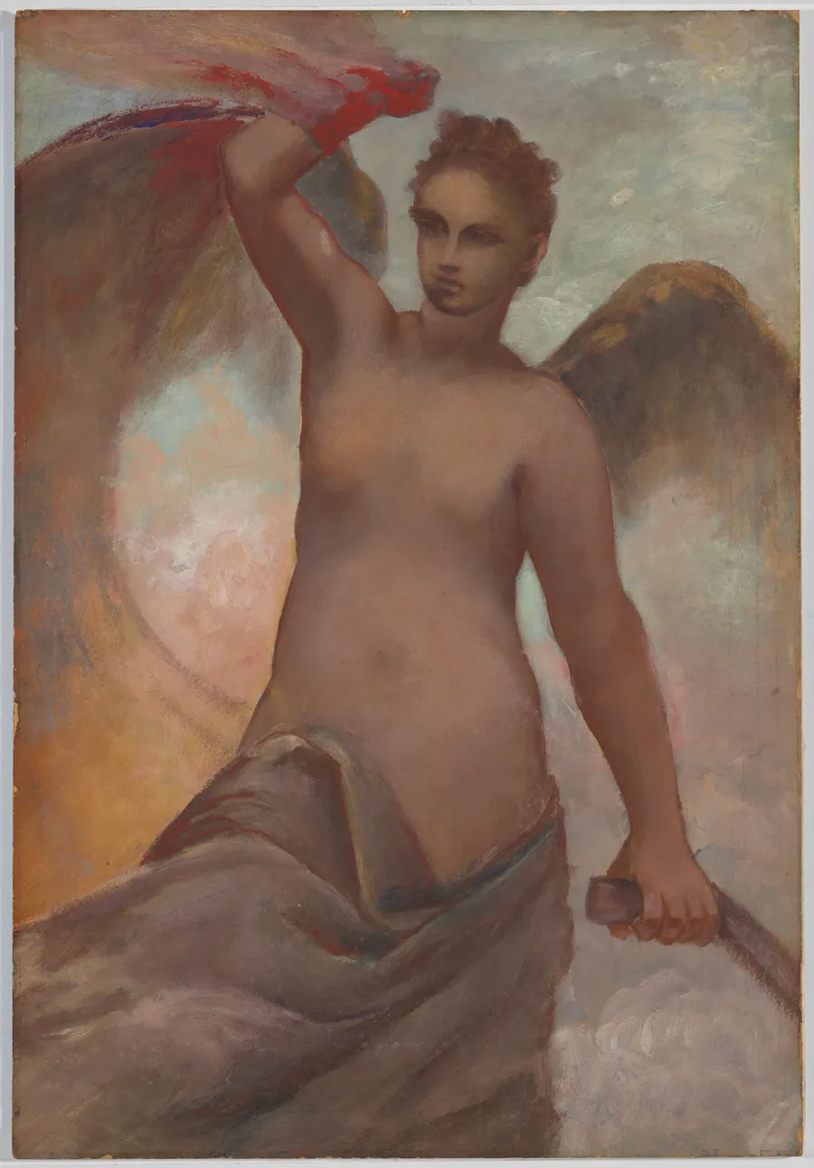 Fortune: A Study for "The Discoverer" by William Morris Hunt