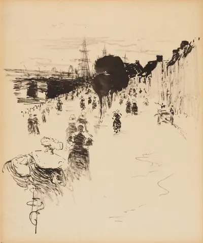 Concarneau Terrace / Brittany Street Scene