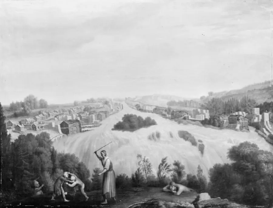 Tistedalens savbrug by Mathias Blumenthal