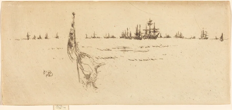 Dipping the Flag by James McNeill Whistler