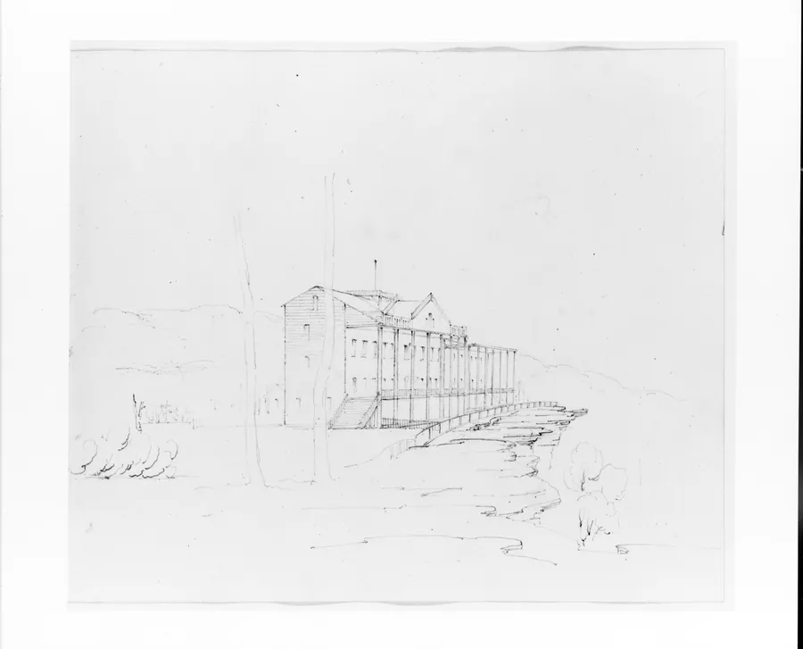 Catskill Mountain House (from Sketchbook) by John William Casilear