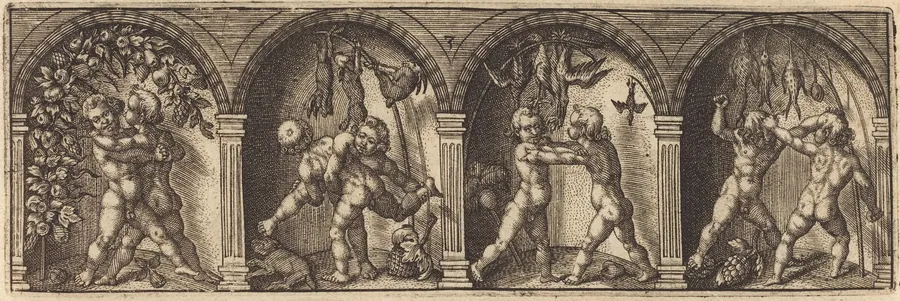 Les divers pourtraicts et figures III by Master AD