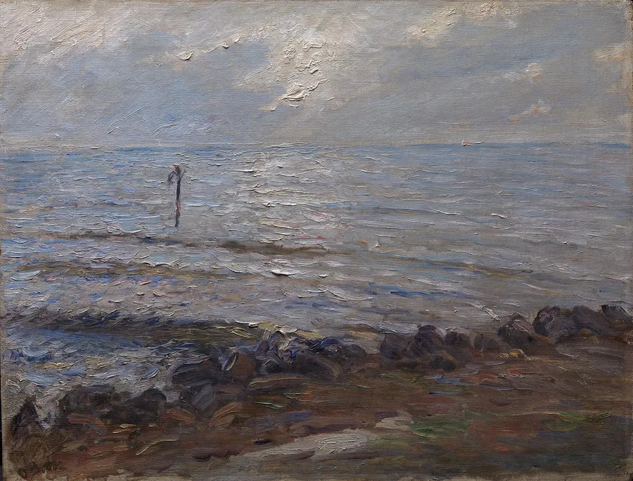Sollys over havet by Oscar Björck