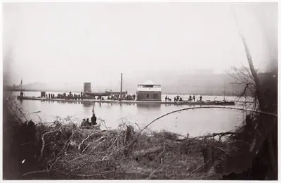 U.S. Monitor "Mahopac" on the Appomattox River