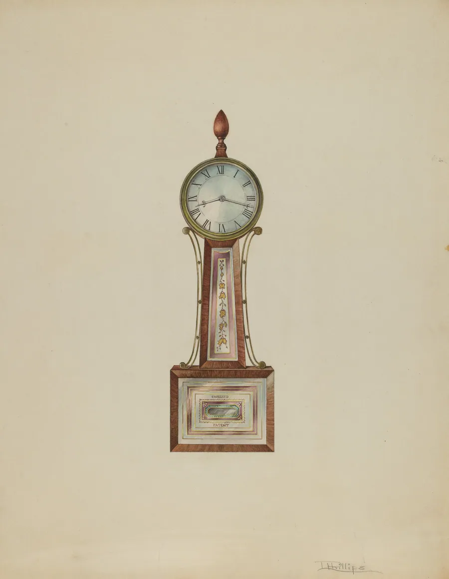 Wall Clock by Lawrence Phillips