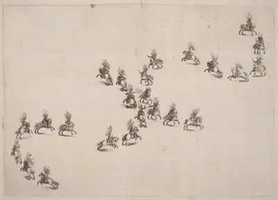 Twenty-Four Cavaliers in Double S Formation