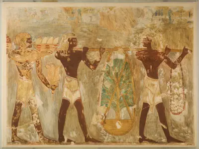Men from Punt Carrying Gifts, Tomb of Rekhmire