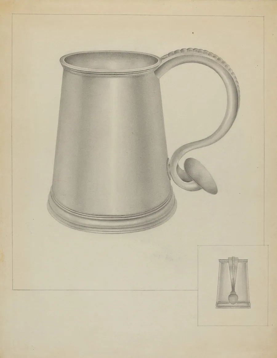 Silver Communion Mug by Isidore Steinberg