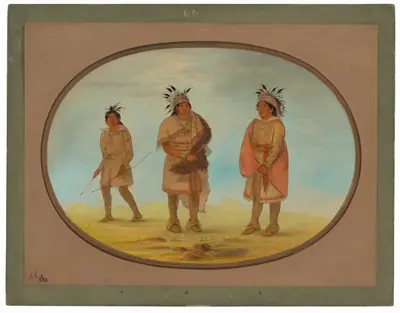 Two Weeah Warriors and a Woman
