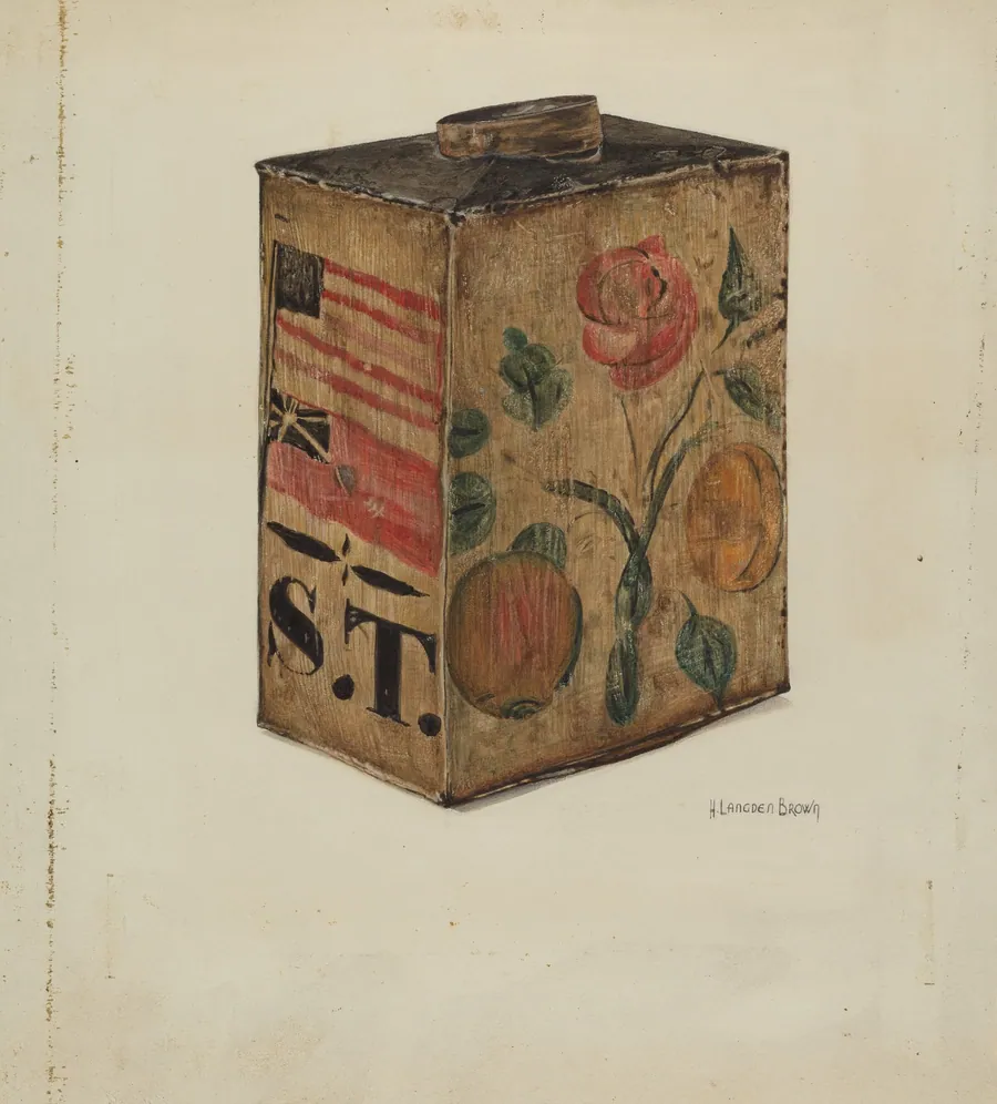 Toleware Canteen by H. Langden Brown